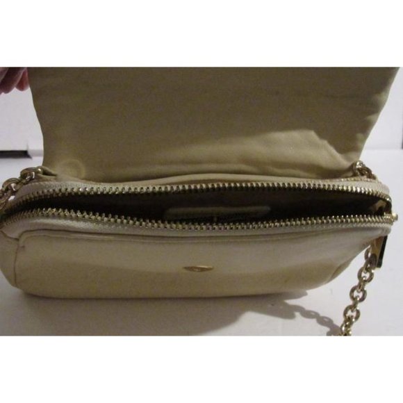 Henri Bendel Buttery Soft Ivory Leather Crossbody - Picture 4 of 12